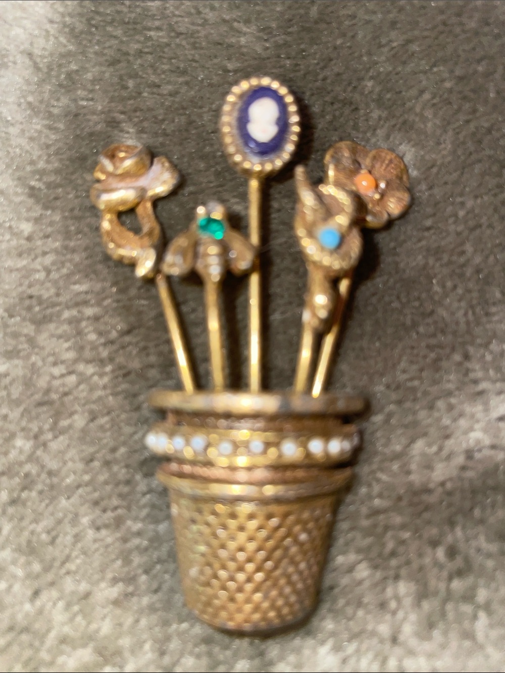 Flower brooch
